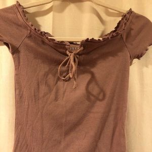 Aeropostale off-the shoulder shirt